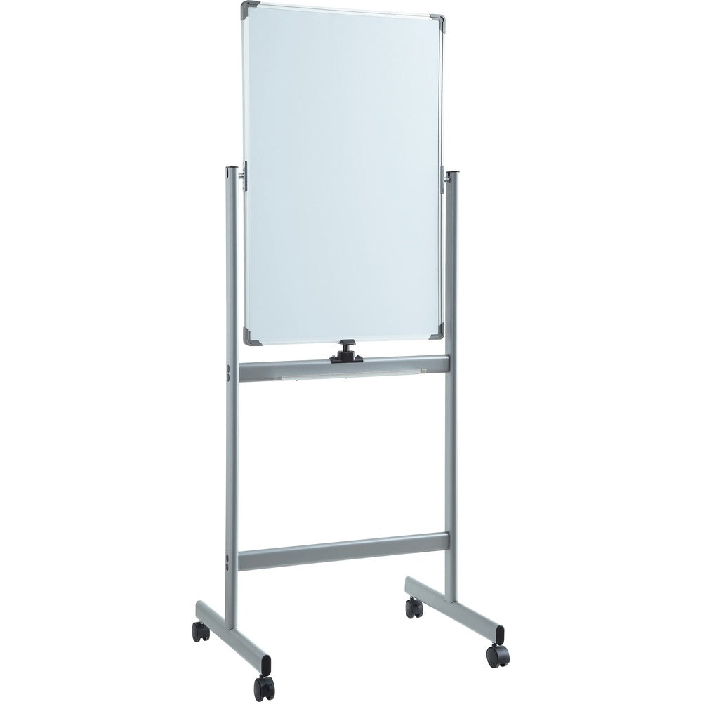Image of Lorell Whiteboard Easel, Double-Sided, Magnetic, 27-1/2"x70", WE
