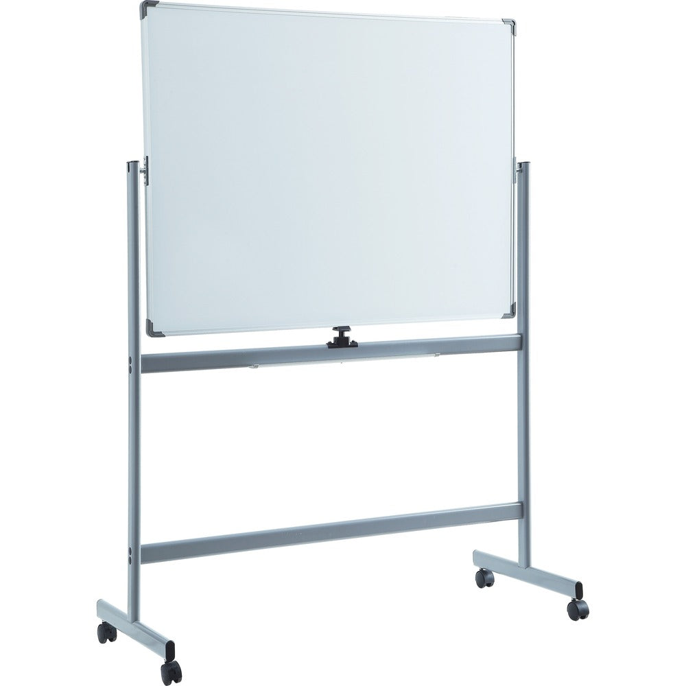 Image of Lorell Whiteboard Easel, Double-Sided, Magnetic, 48"x36", WE