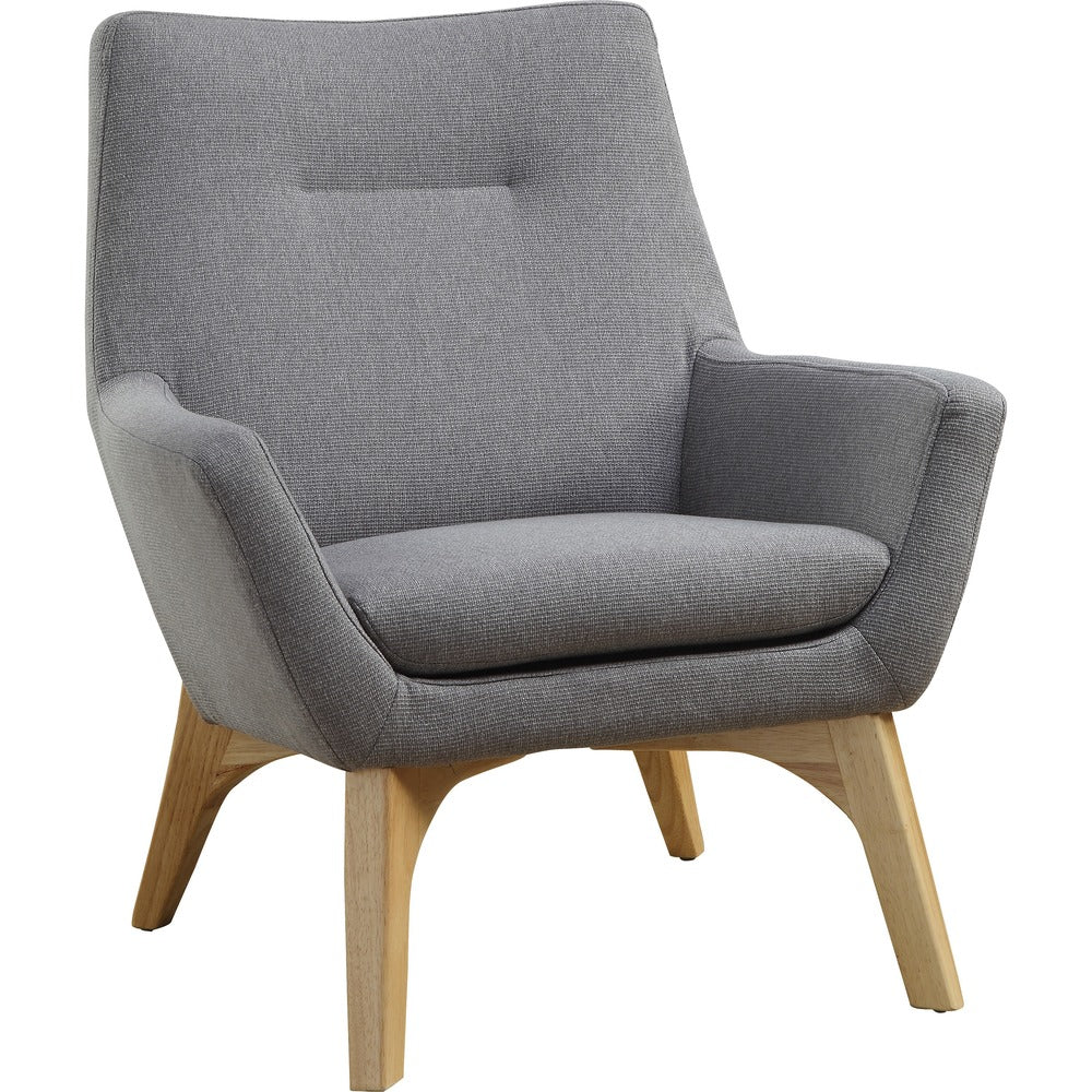 Image of Lorell Chair, Lumbar Support, 32-3/5"Wx19-3/4"Lx35-1/2"H, GY/NL