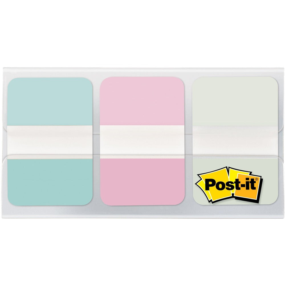 Image of 3M Post-it Tabs, 1", 12 Tabs/Pad, 36 Tabs/PK, AST Pastels