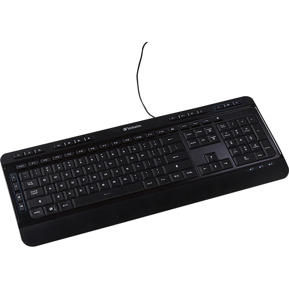 Image of Verbatim Keyboard, Illuminated, USB Connection, Corded