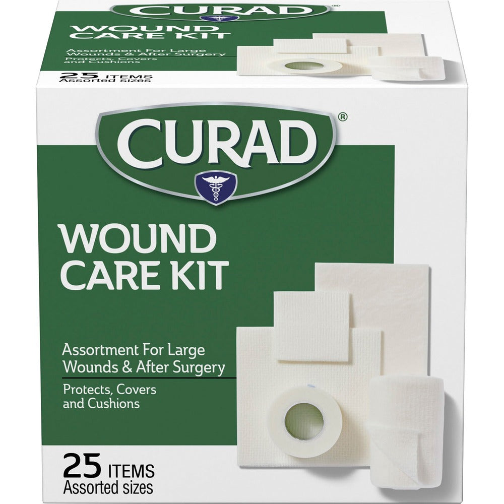Image of Medline Wound Care Kit, Hospital-Quality, 25 Pcs/BX, Assorted
