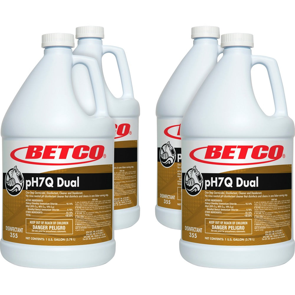 Image of Betco Corporation Disinfectant, Neutral pH, EPA-reg, Conc, 1 Gal, 4/CT, YW