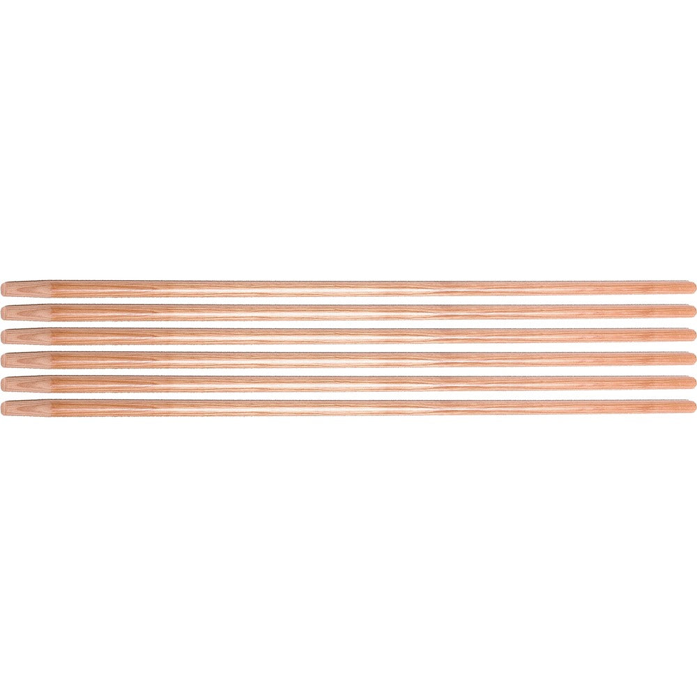 Image of Ettore Products Handle,f/Squeegee,Wood,Tapered Tip,1" Dia,54"L,6/CT,NL