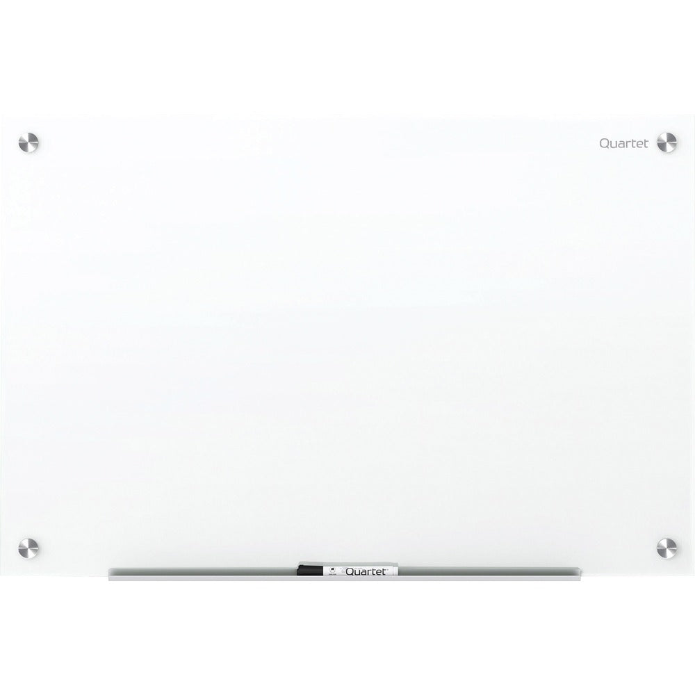 Image of Quartet Dry-Erase Board, Glass, Frameless, 36"Wx24"L, White