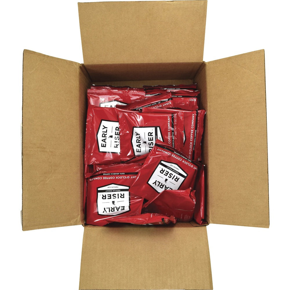 Image of Coffee Pro Coffee, Regular, Filter Pouch, 2 oz, 48/CT, Red