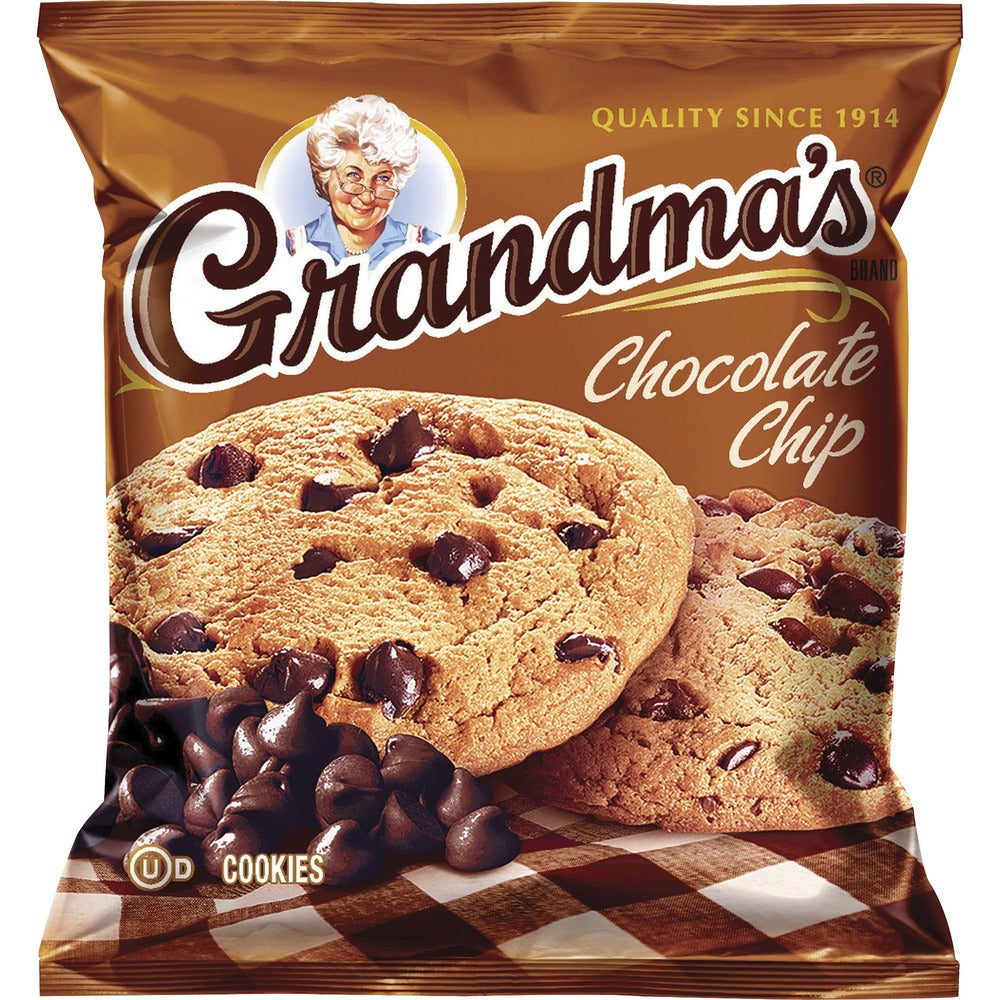 Image of Quaker Foods Cookies, Chocolate Chip, 2.5 oz, 60/CT, Brown/Black
