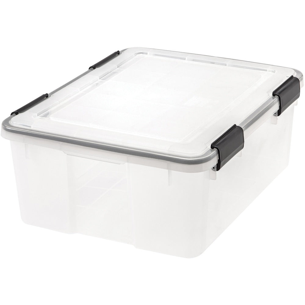 Image of Iris Storage Tote, 30 Quart, 19-7/10"x16"x7-9/10", 6/CT, CL