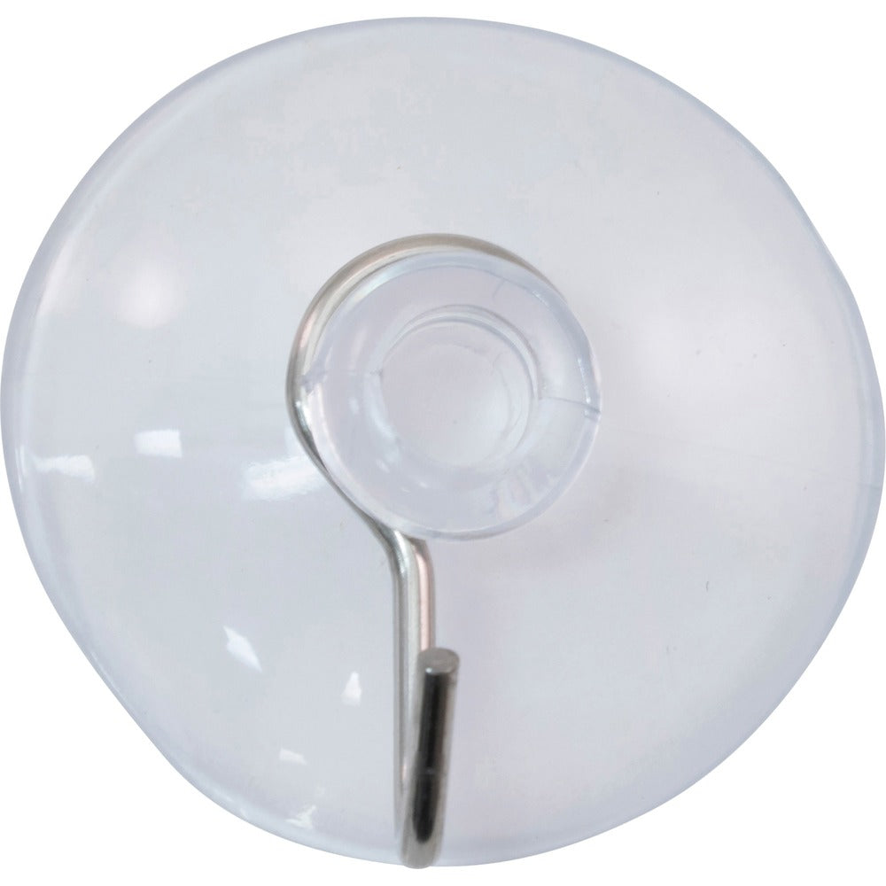 Image of Advantus Corp. Suction Cup, w/ Metal Hook, 1-3/5"Wx1-3/5"Lx1"H, 25/BX, CL