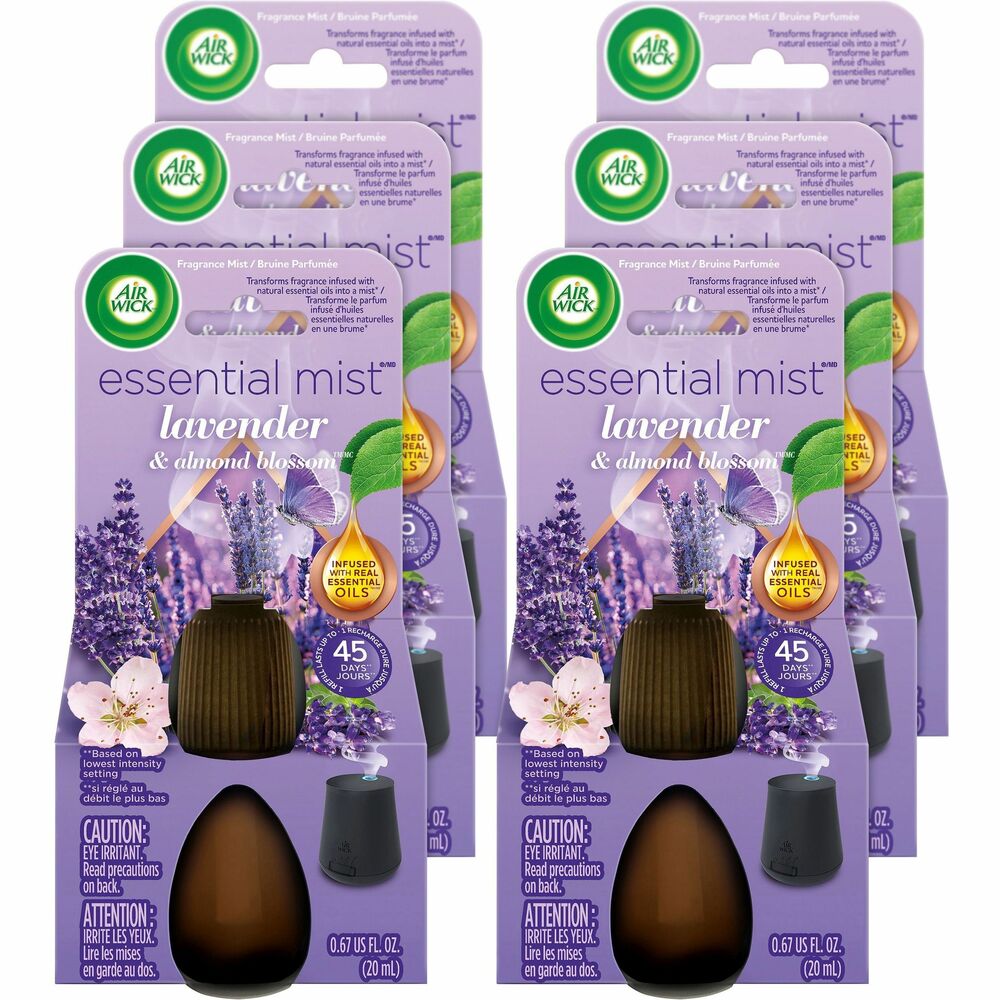 Image of Reckitt Benckiser Air Freshener Refill,Lavender/Almond Blossom,20 ml,6/CT,MI