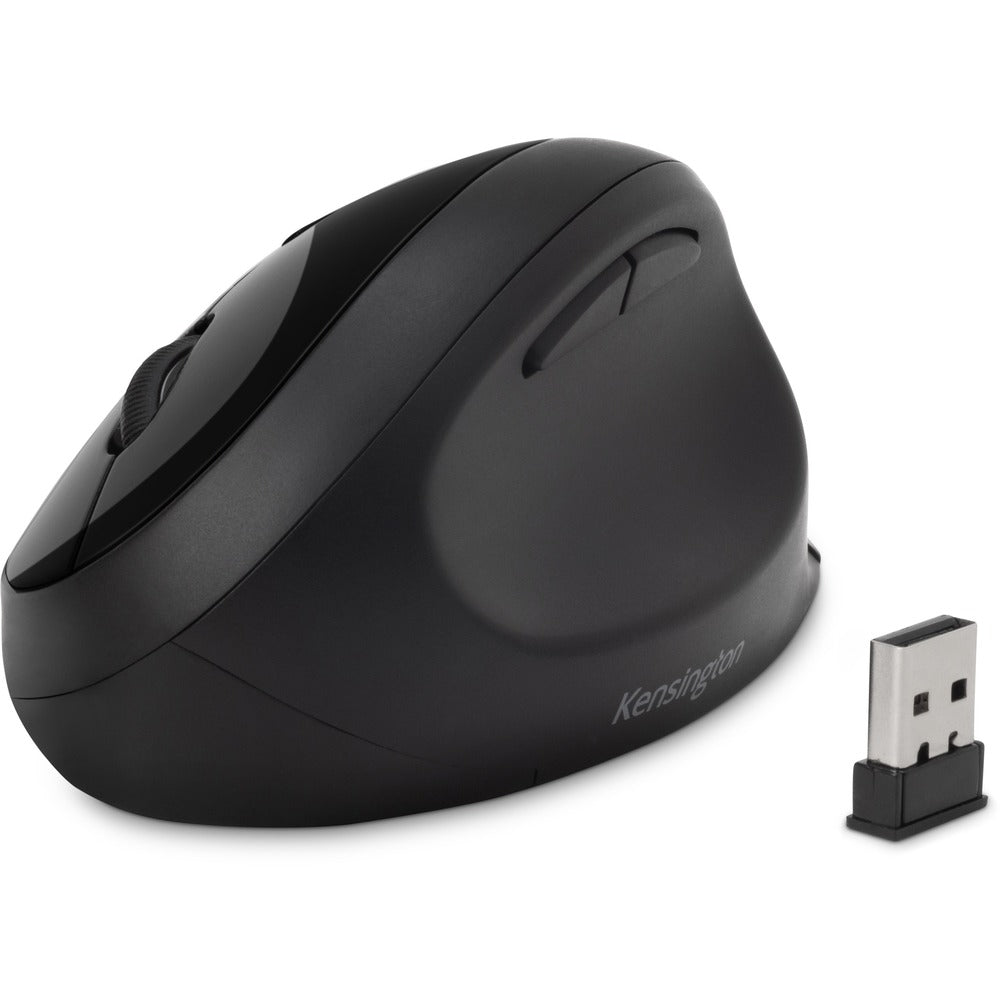 Image of Kensington Mouse, Wireless, Ergo, 6"Wx4"Lx8"H, Black