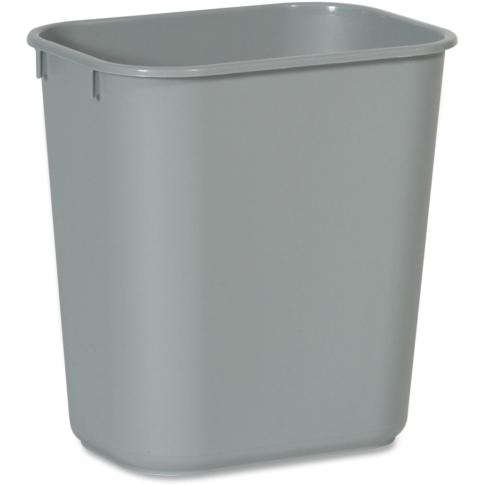 Image of Rubbermaid Commercial Products Waste Bin,Plastic,13 Qrt,11-3/8"x8-1/4"x12-1/8",12/CT,GY