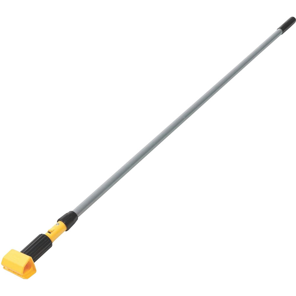 Image of Rubbermaid Commercial Products Handle, f/Wet Mops, Clamp Style, Aluminum, 60", 12/CT, YW/SR