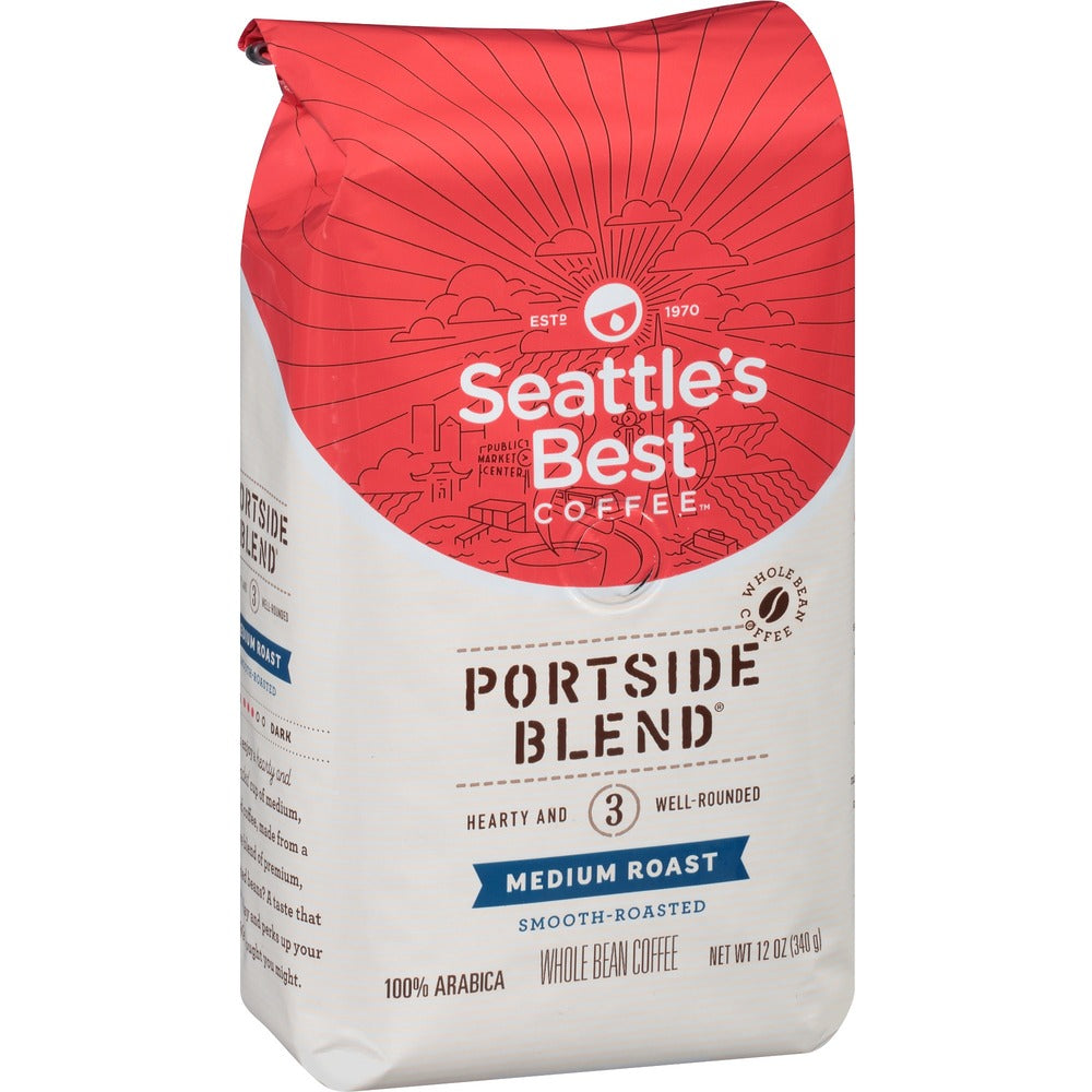 Image of Starbucks Whole Bean Coffee, Level 3, 12oz, Red