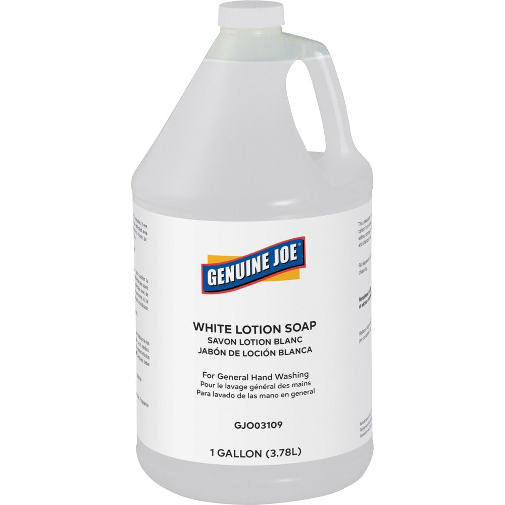 Image of Genuine Joe Soap, Lotion, 1 Gallon, White