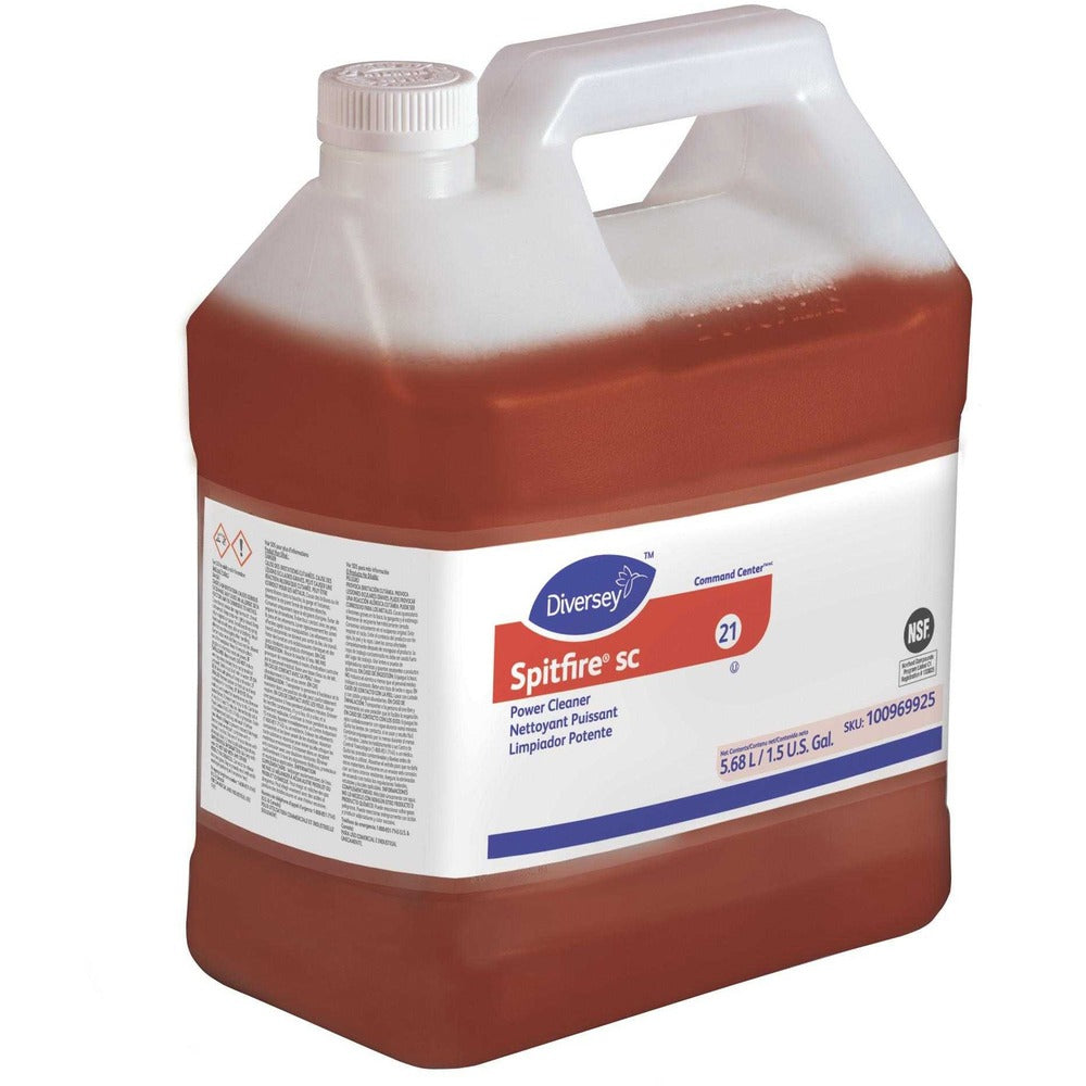 Image of Diversey Care Cleaner, Spitfire, 1.5 Gallon, 2/CT, Red