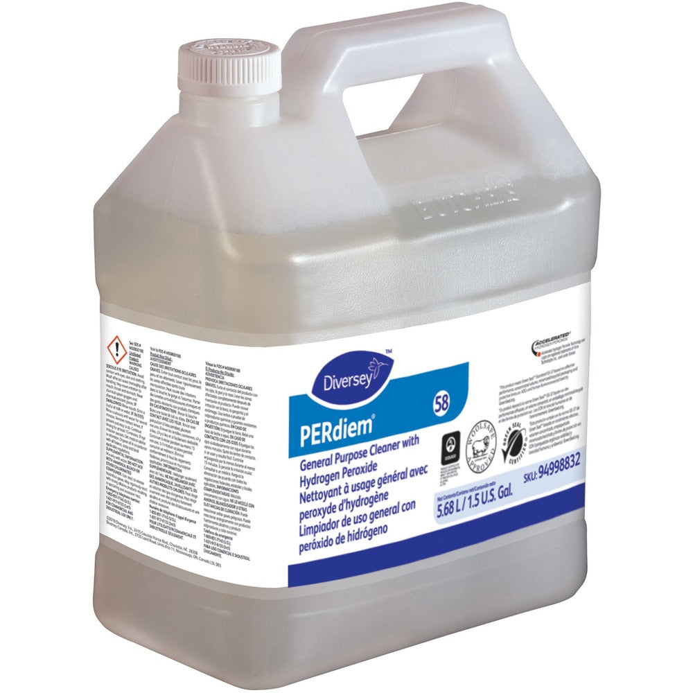 Image of Diversey Care Cleaner, General Purpose, Hyd Per, 1.5 Gallon, 2/CT, Clear