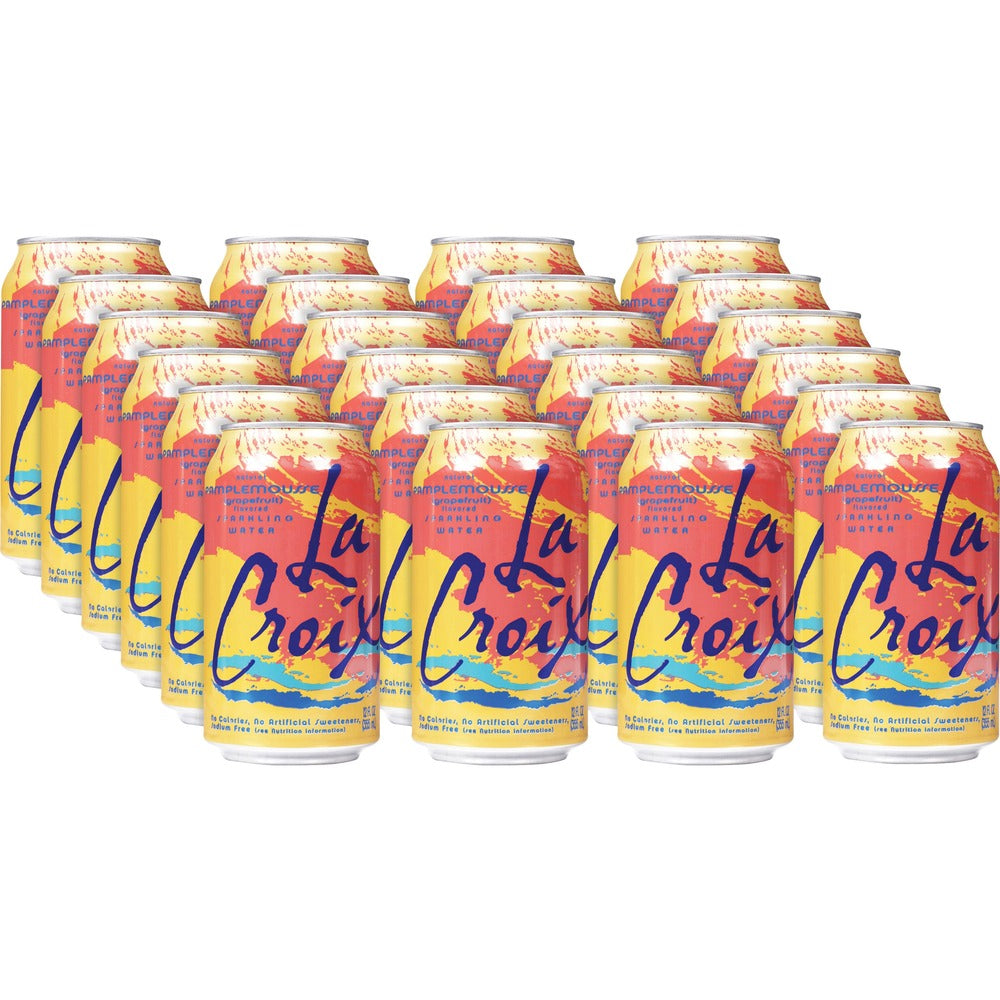 Image of La Croix Sparkling Water, Grapefruit, 12 fl. oz, 12/PK, 2/CT, Multi