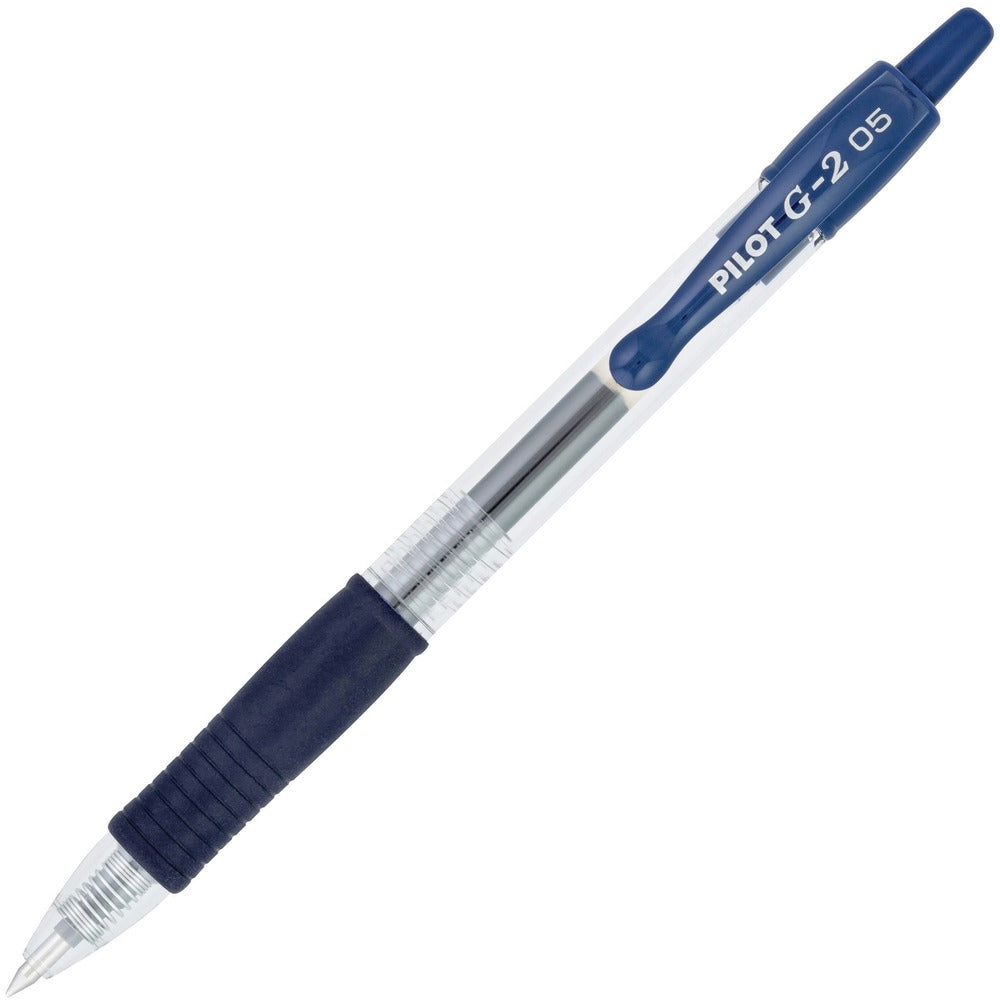 Image of Pilot Pen, Gel, 0.5mm Point, 3/5"Wx3/5"Lx5-3/4"H, 1 DZ, Navy
