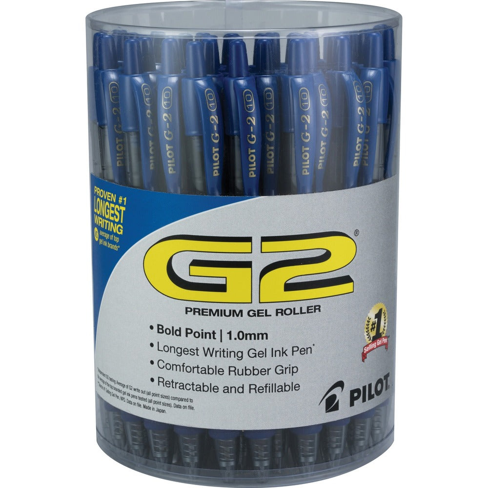 Image of Pilot Pens, Gel, 1.0mm, 3/5"Wx3/5"Lx5-3/4"H, 36/PK, Blue