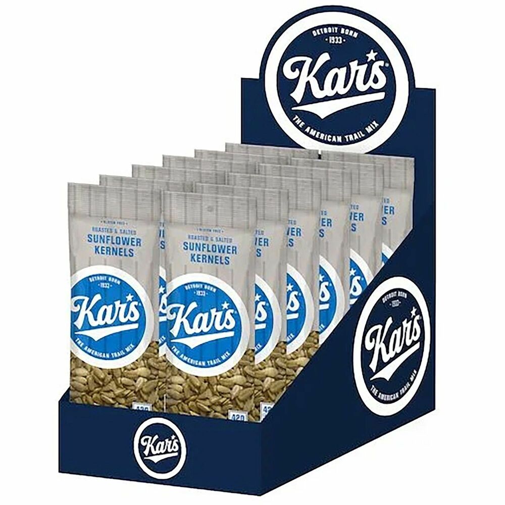 Image of Kars Nuts Sunflower Kernels, Roasted and Salted, 2.5 oz, 12 BG/BX, AST