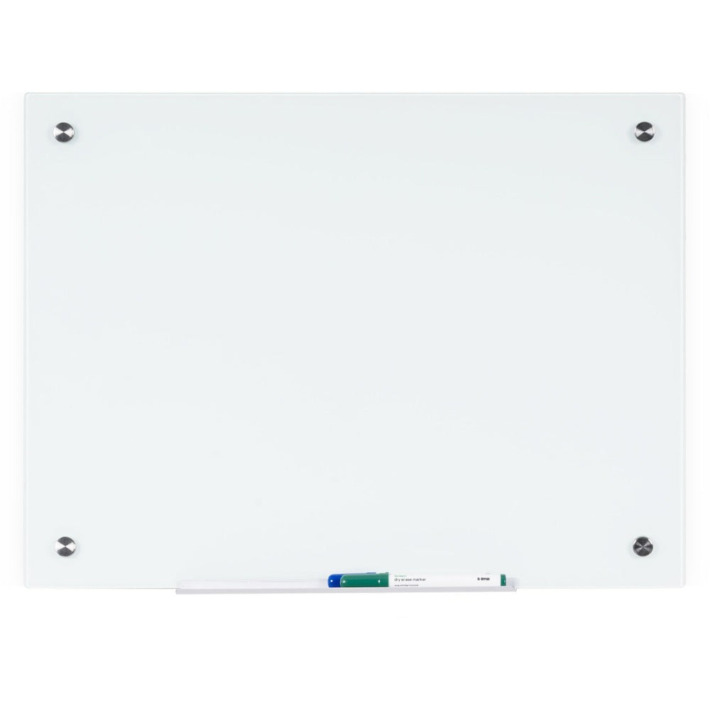 Image of Bi-silque Dry-Erase Board, Glass, 24"Wx1/4"Lx36"H, White