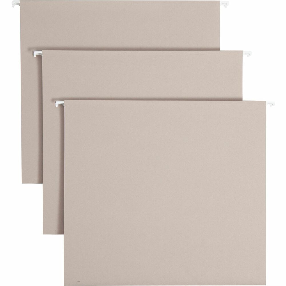 Image of Smead Hanging Folder, Letter, 10-3/4"Wx12-3/4"Lx1/10"H, 18/BX, SGY