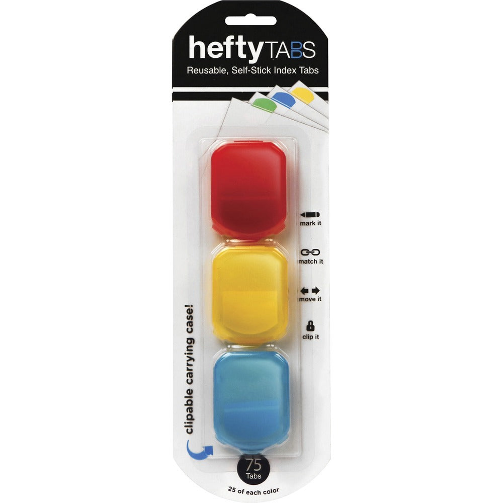 Image of Lee Index Tabs, Reusable, 1-1/4"Wx1/2"Lx1-3/4"H, 75/PK, PASST