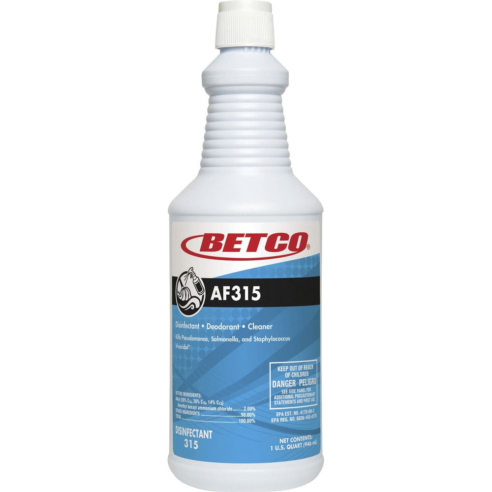 Image of Betco Corporation Disinfectant/Detergent/Deodorant,Conc,32oz,Turquoise