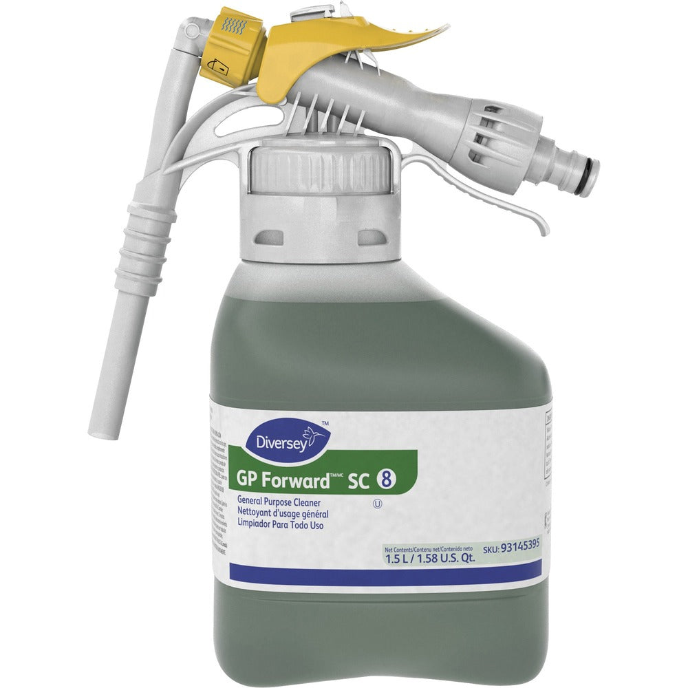 Image of Diversey Care Cleaner, Conc, General-Purpose, RTD, Citrus, 1.5L, Green