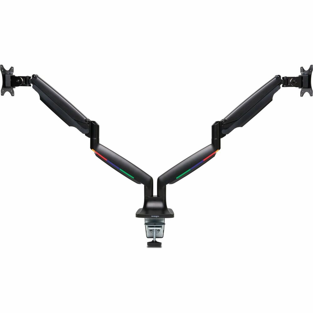 Image of Kensington Monitor Arm,Dual,Fully Articulating,6-7/10"-19-9/10"H,BK