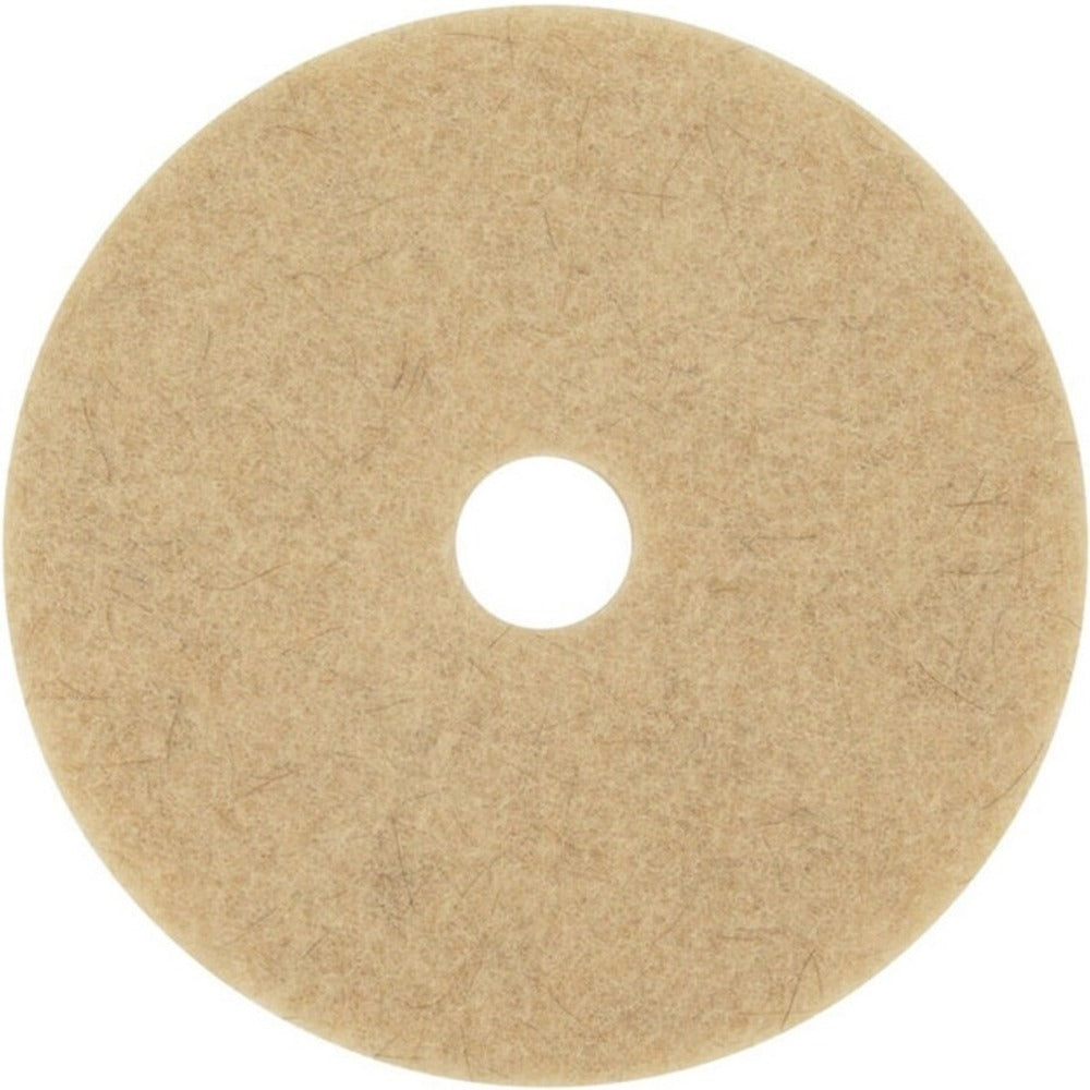 Image of 3M Floor Pad, 3500, f/Burnishing, 27" Dia, 5/CT, Tan