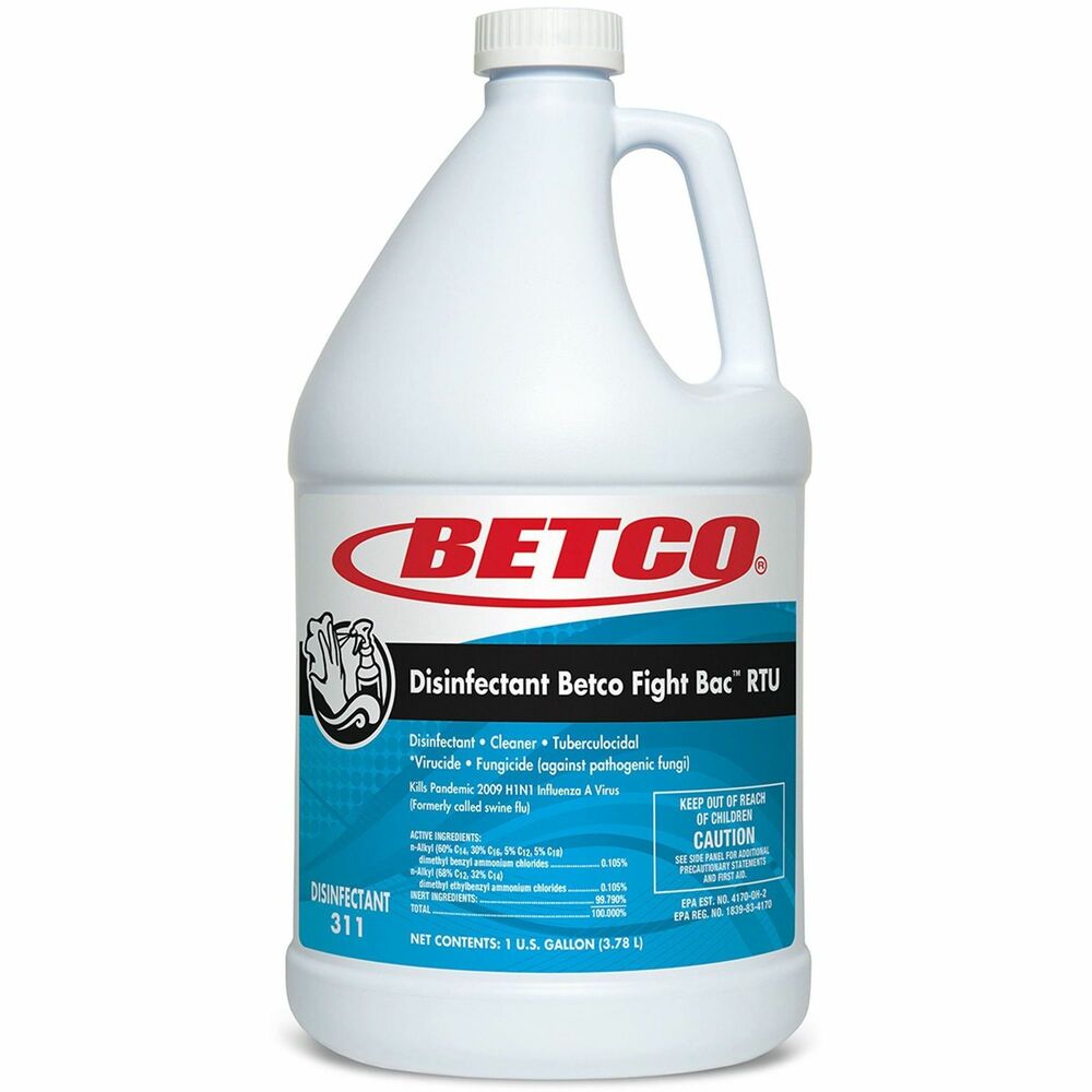 Image of Betco Corporation Disinfectant/Cleaner, Ready-to-Use, 1 Gallon, CL