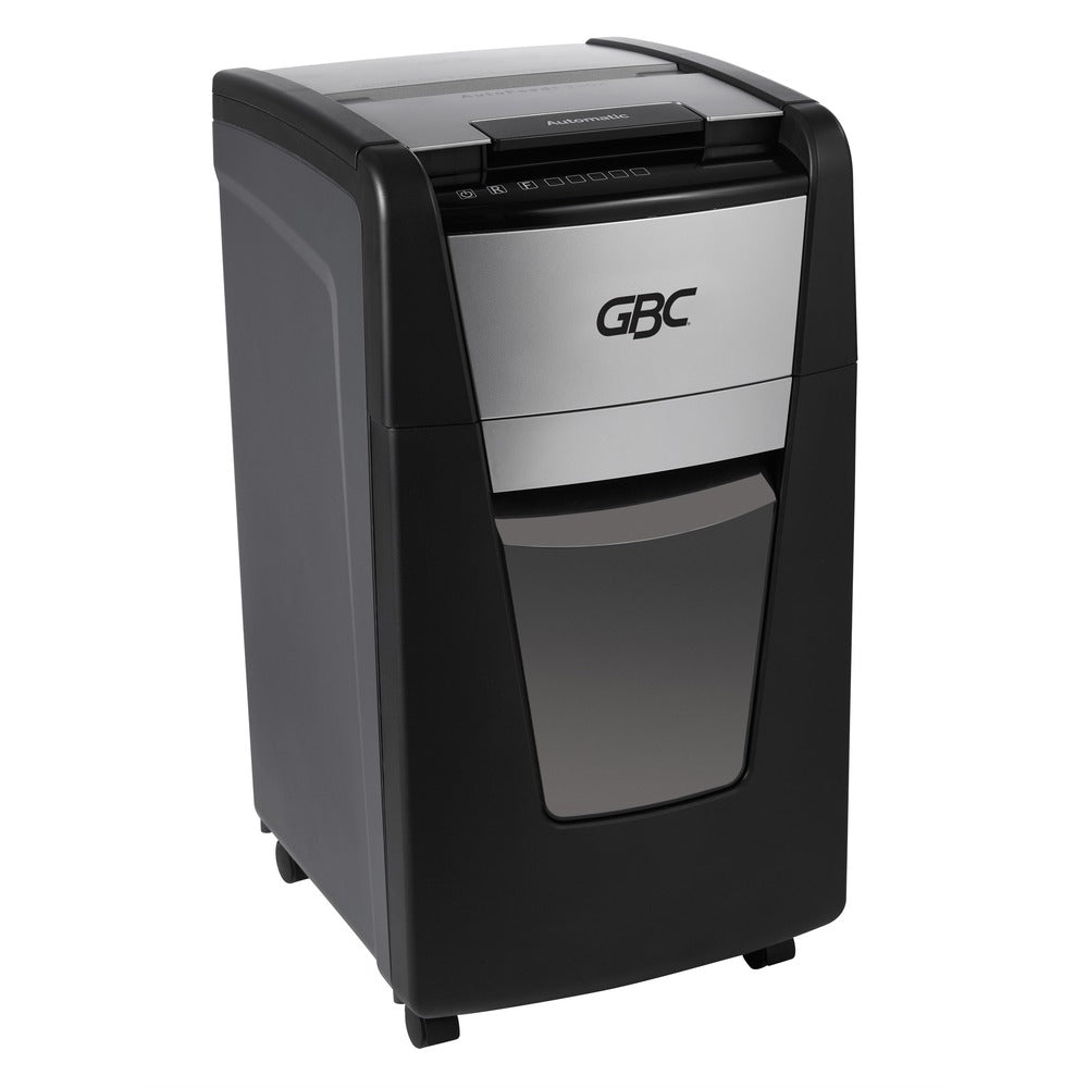 Image of GBC Shredder,Auto,Super Cross-Cut/P4,230 Shts,9 Gal,Black