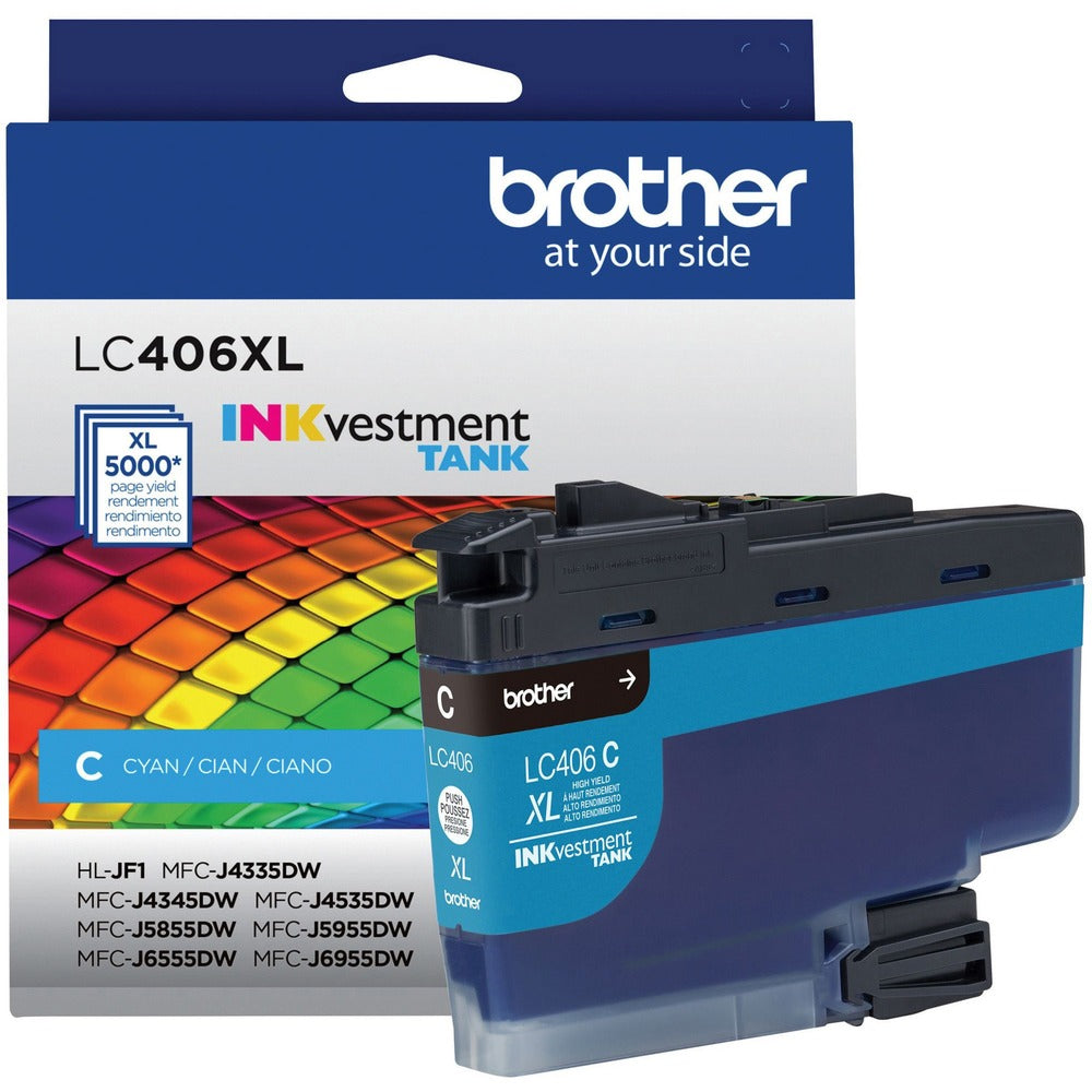 Image of Brother Ink Cartridge,MFC-J4335DW,5000 Pg Yld,Cyan