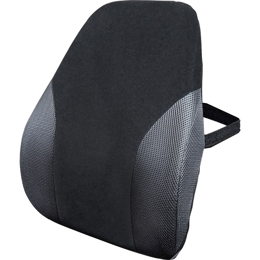 Image of Kantek Backrest, Memory Foam, 2-3/4"Wx18"Lx20"H, Black/Gray