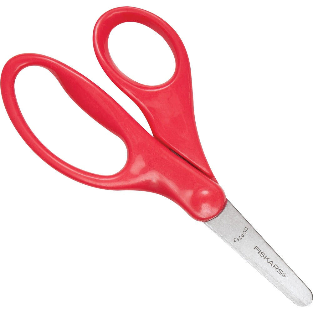 Image of Fiskars Scissors,f/Children,Safety Edge Blades,Blunt,5",Red
