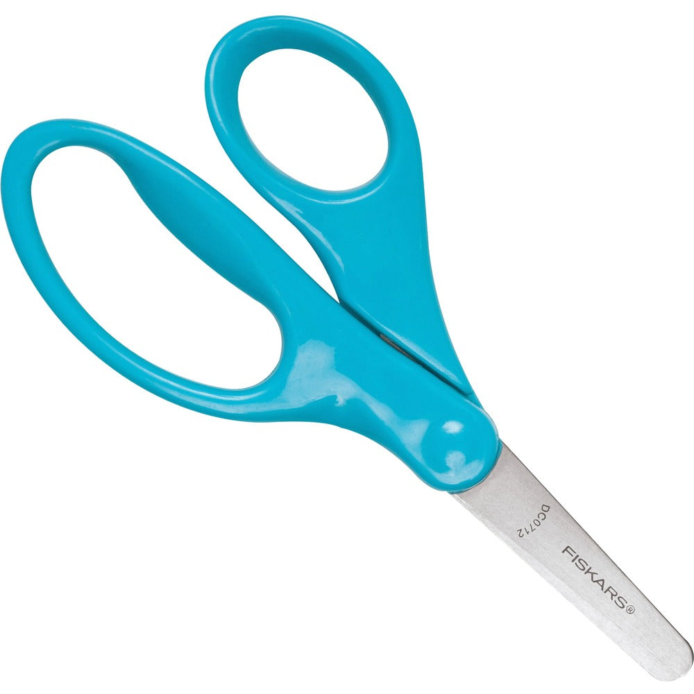 Image of Fiskars Scissors,f/Children,Safety Edge Blades,Blunt,5",Turqoise