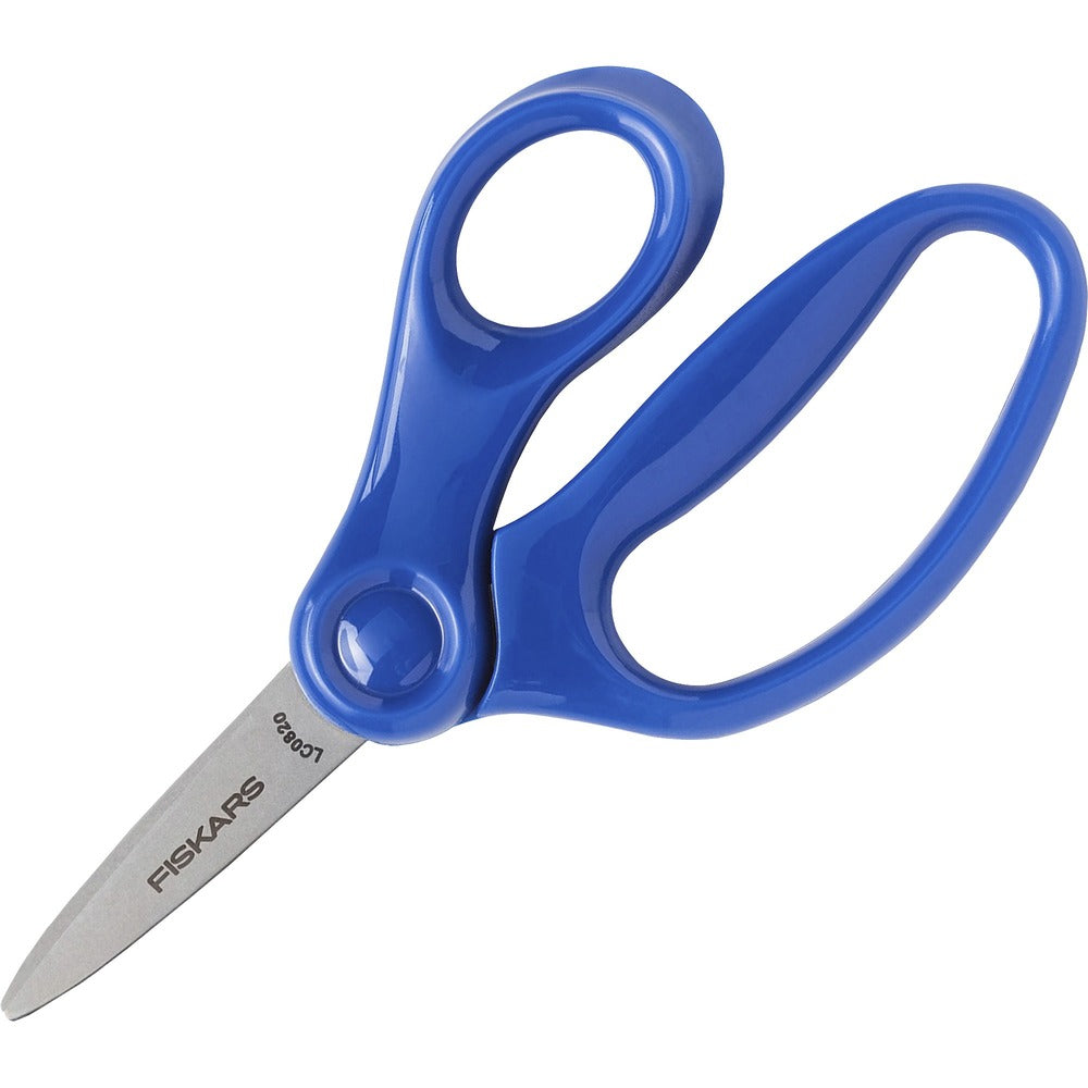 Image of Fiskars Scissors,f/Children,Safety Edge Blades,Pointed,5",Blue
