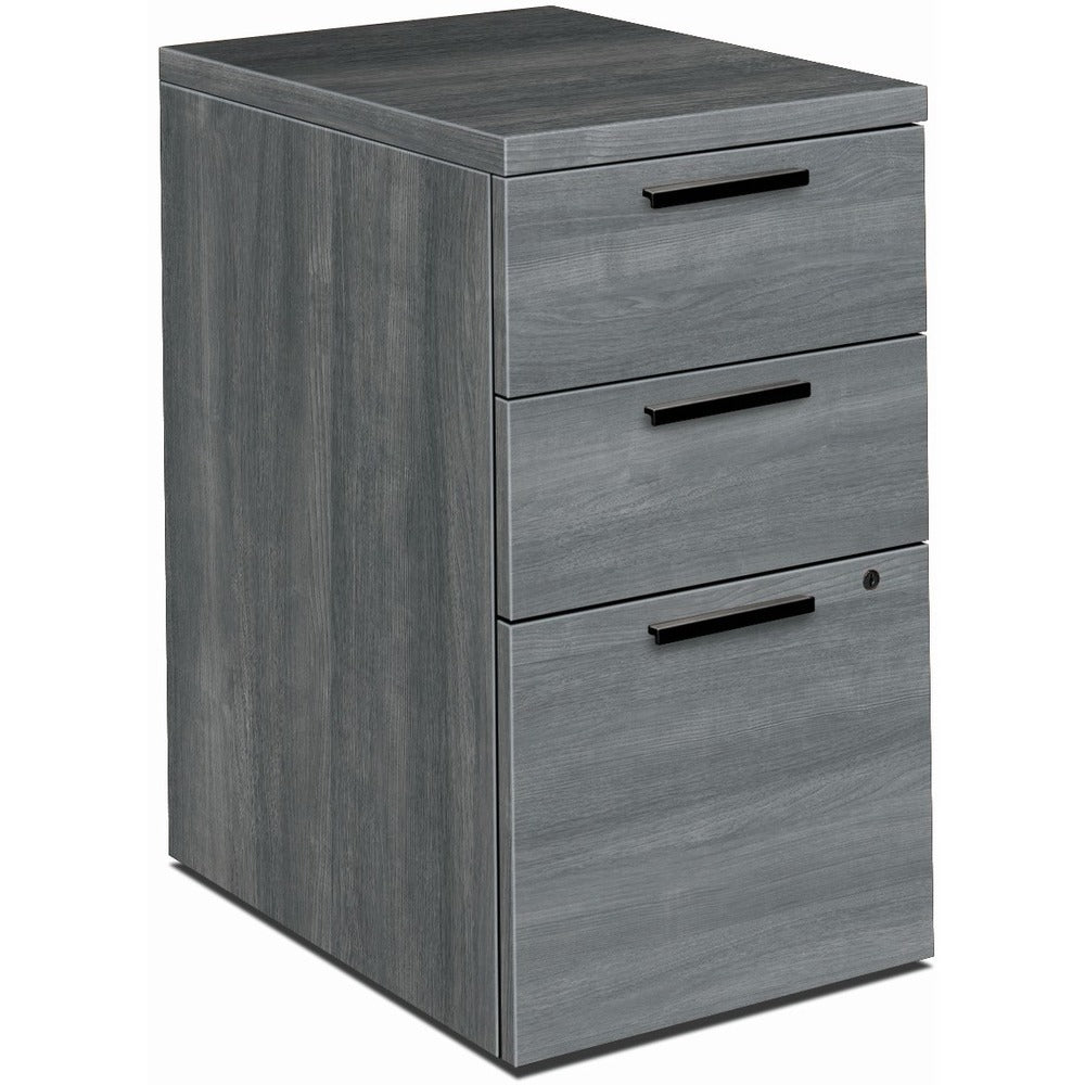 Image of The HON Company Mobile Pedestal, B/B/F, 15-3/4"x22-3/4"x28", Sterling Ash