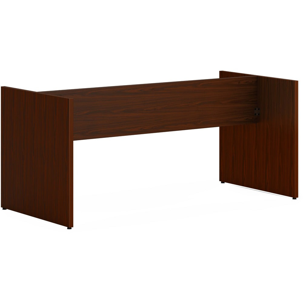 Image of The HON Company Slab Base, f/Mod 96"Wx42"D Rectangular Top, Mahogany