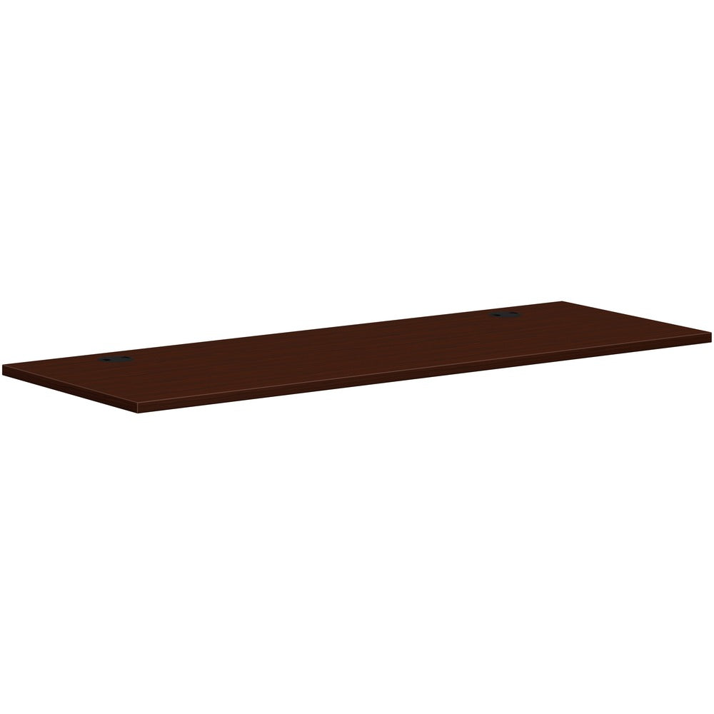 Image of The HON Company Worksurface, Rectangle, 66"x24", Mahogany