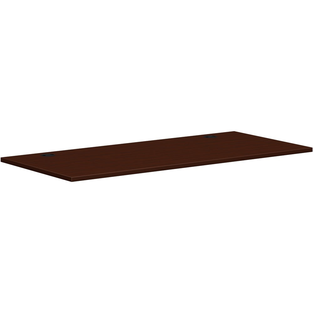 Image of The HON Company Worksurface, Rectangle, 66"x30", Mahogany