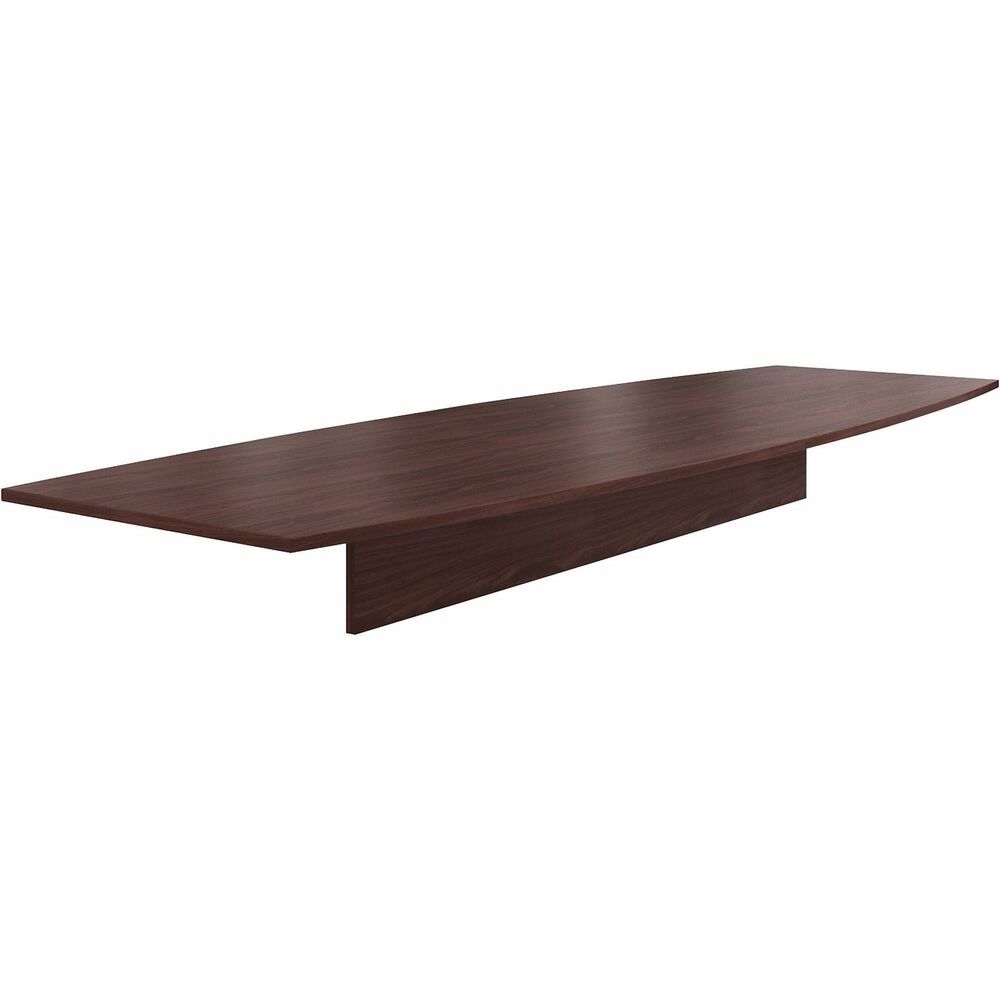 Image of The HON Company Conference Tabletop, Boat-shaped, 144"x48"x1-1/8", Mahogany