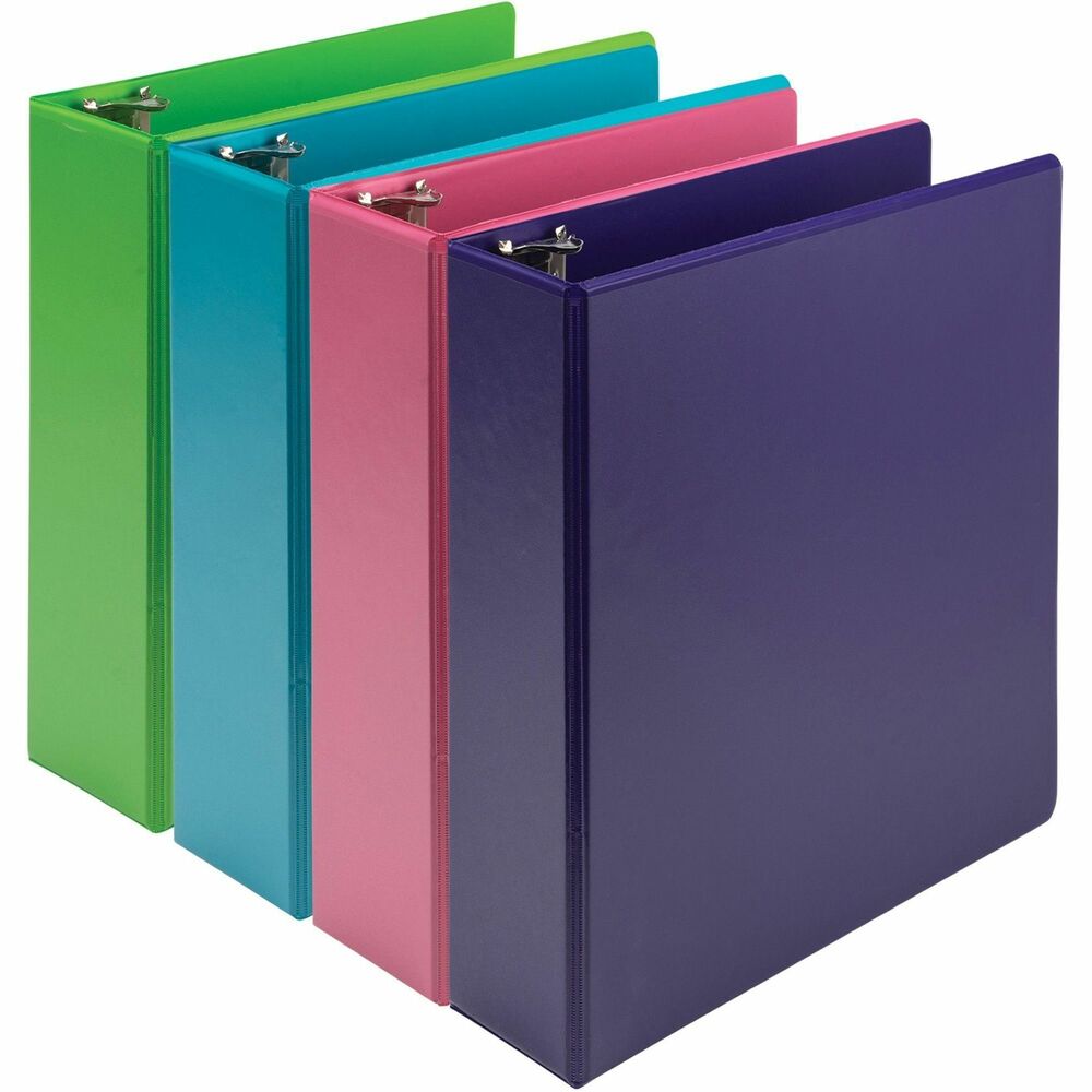 Image of Samsill Binder,EarthChoice,View,Round,3" Cap,Letter-size,4/PK,AST