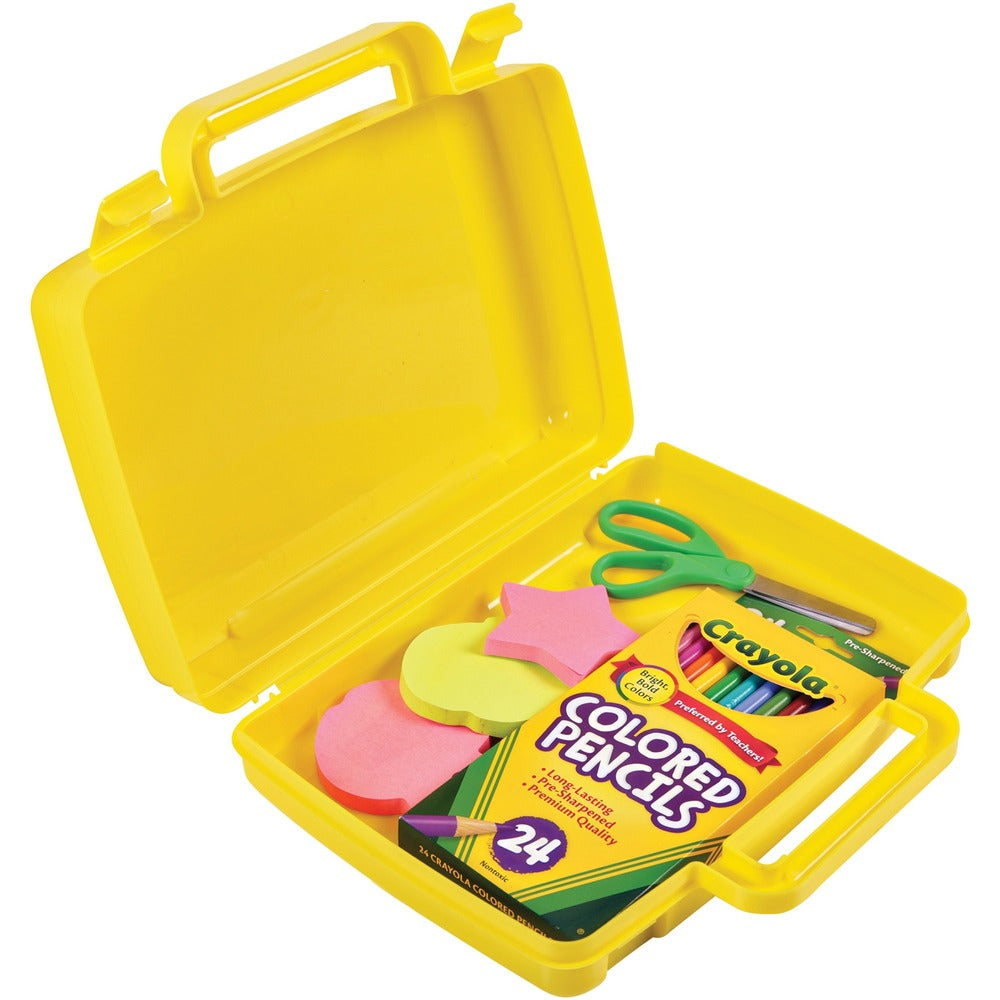 Image of Deflecto Storage Case, f/Kids, Antimicrobial, 10.2"x8.6"x2.8", YW