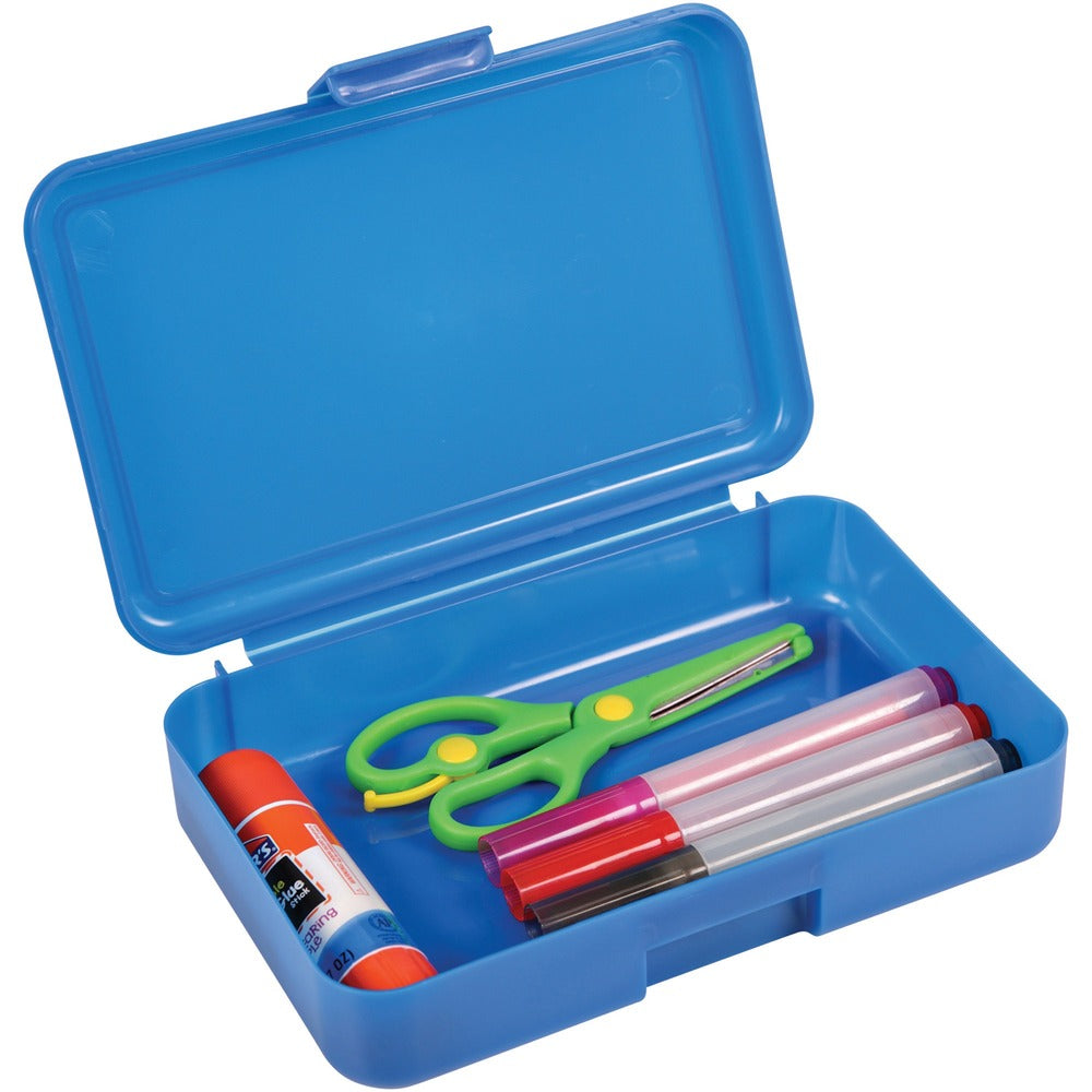 Image of Deflecto Pencil Box,Antimicrobial,8"x5.4"x2",BE