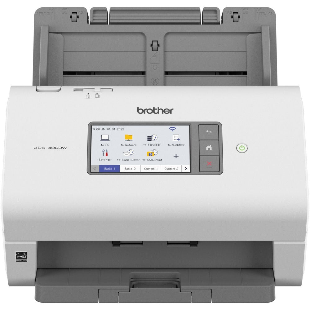 Image of Brother Scanner,Touchscreen,60ppm,100Pages,11.6"x7"x9.2",WE