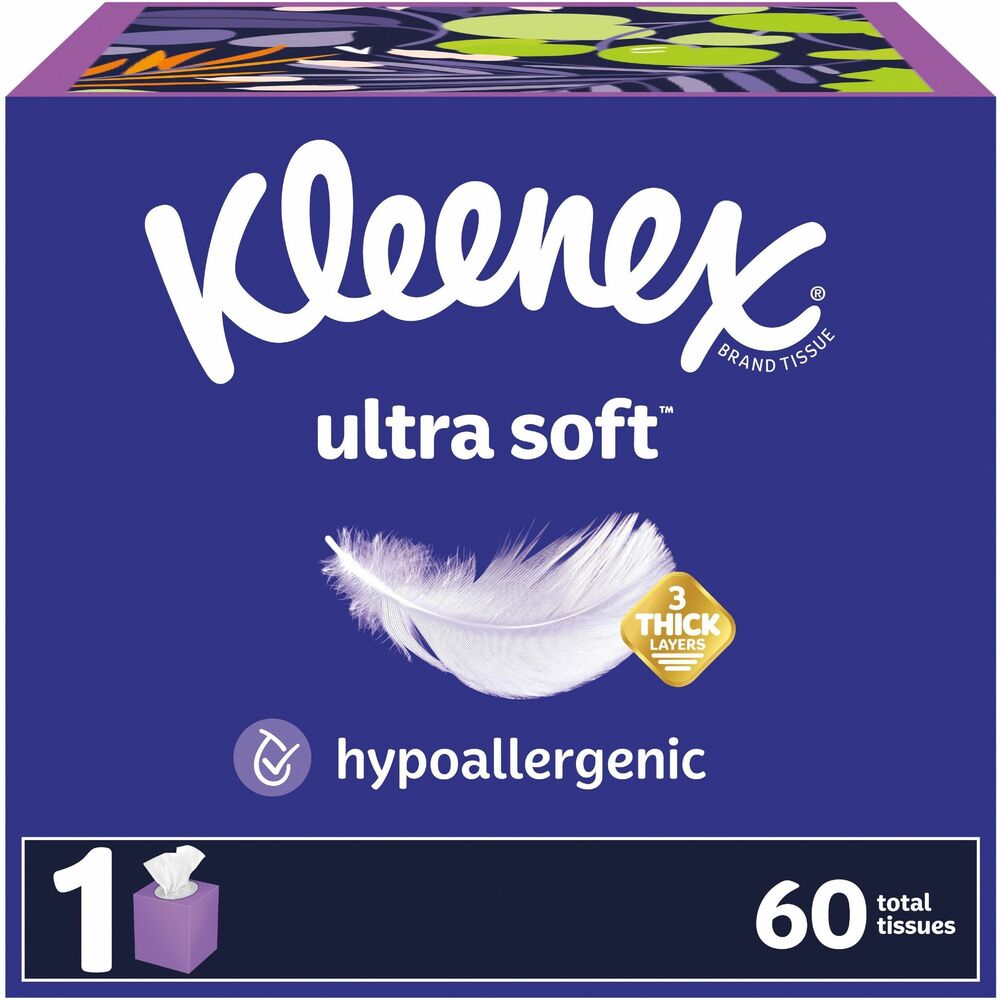 Image of Kimberly-Clark Professional Tissues, Ultra Soft, Kleenex,65 Sht/BX, WE