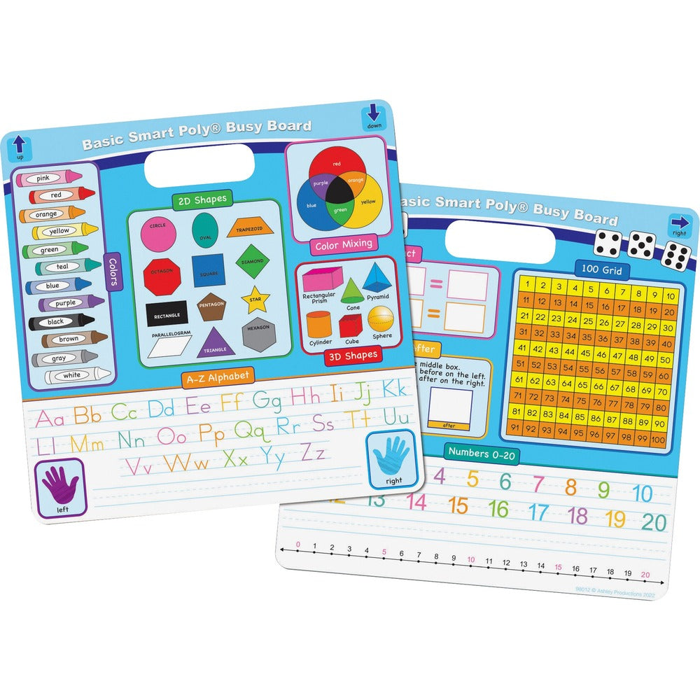 Image of Ashley Productions, Inc. Dry-erase Board,Educational Basics,10-3/4"x10-3/4",MI
